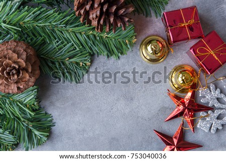 Christmas decoration equipment or christmas eve's tools for christmas tree decorate