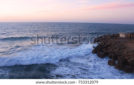 Seashore in Alexandria /  Beautiful sea side view of Alexandria in mediterranean sea