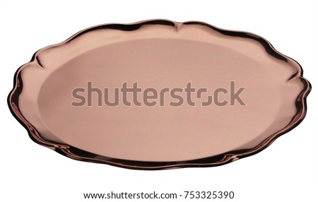 copper serving tray