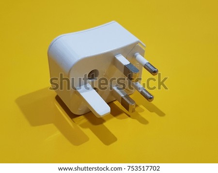 white electric socket 