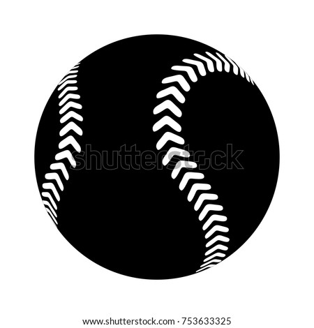 baseball isolated vector icon