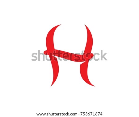 Letters H logos 
