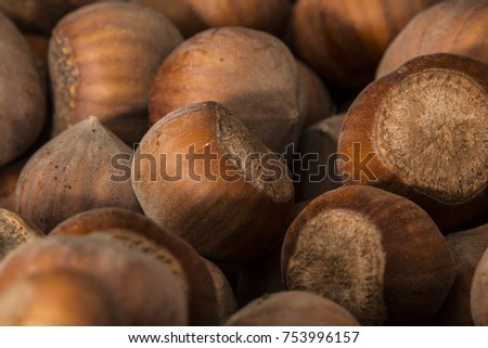 collection of peanuts