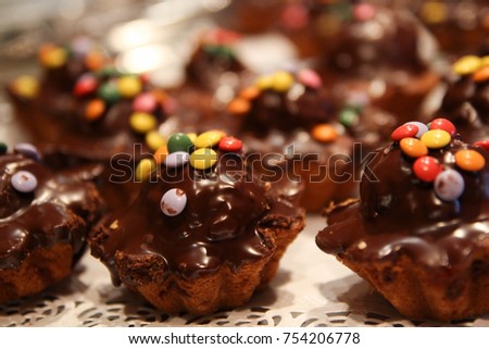 Sweet magic muffin. Sweet Homemade cupcakes