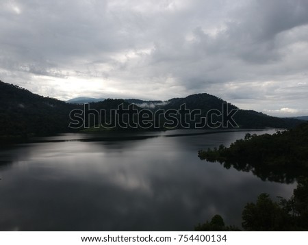 Aerial Landscape Photo at Semenyih Dam's