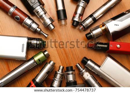 Vaping device and accessory Royalty-Free Stock Photo #754478737