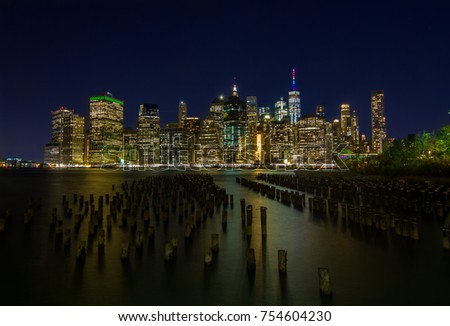 New York from Brooklyn park
