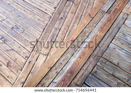 Wood texture on beach