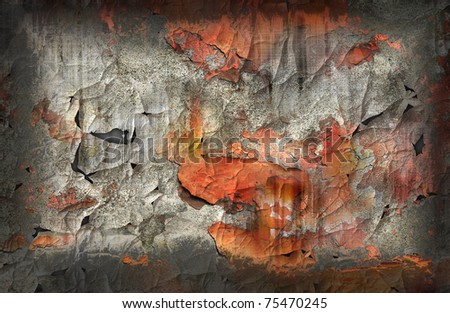 Abstract cracked dry rough surface pattern grunge background