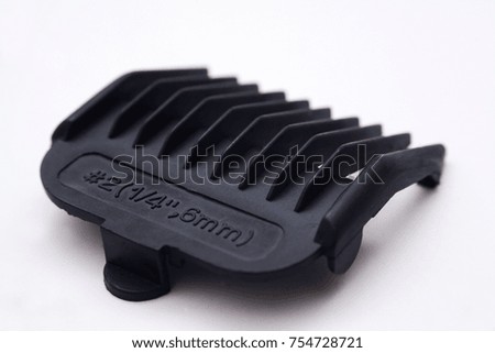 hair clipper in selective focus