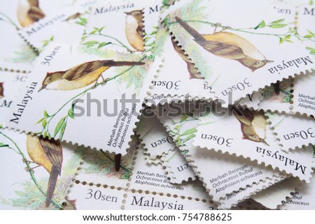 malaysia postage stamp