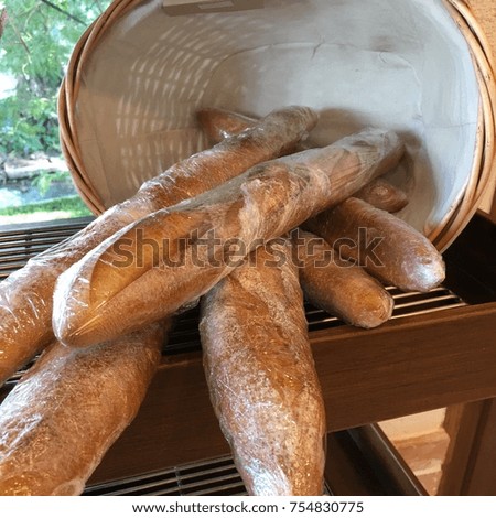 artisans baguette bread Royalty-Free Stock Photo #754830775