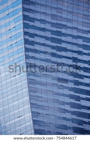 background - skyscraper facade in Warsaw, Poland
