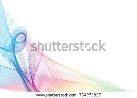 Abstract rainbow color of template for banner and card. Elegance,modern, and futuristic spectrum wave design with variety of color.