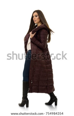 Girl in a jacket