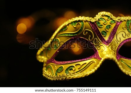 Masquerade venitian carnival mask