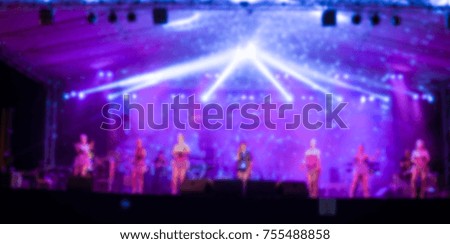 Abstrat blur concert light for background