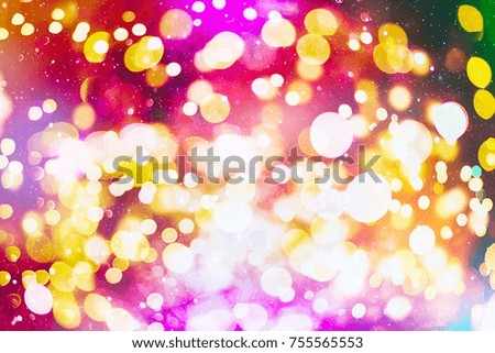Festive Christmas background. Elegant abstract background with lights and stars 