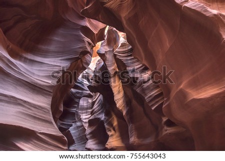 Antelope Canyon in Arizona, USA
Abstract landscape of Lower Antelope Canyon