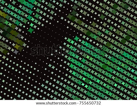 Abstract background with stars. Halftone effect. Vector clip art