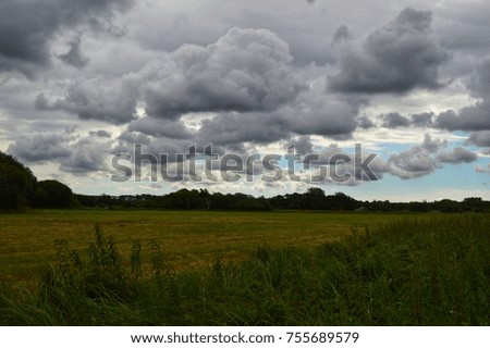 Angry Skies over the Avon Valley near Ringwood 