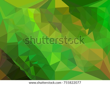 Low poly mosaic background. Template design, list, front page, brochure layout, banner, idea, cover, print, flyer, book, blank, card, sheet. Copy space. Vector clip art