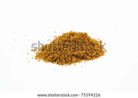 the spice Cumin isolated on white