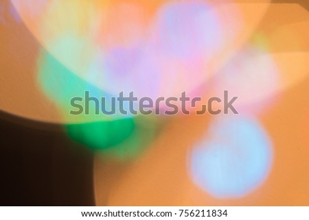 Bokeh - Abstract blurred background - Colorful 