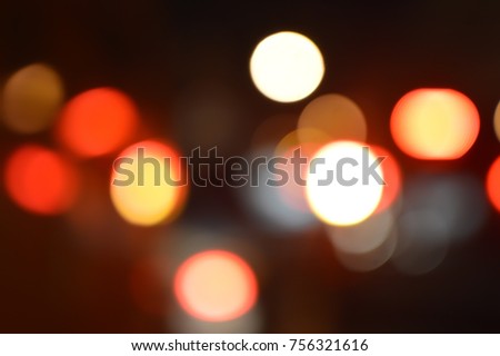bokeh Picture blurred for background abstract