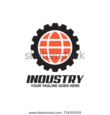 gear logo design for industrial company