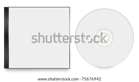 blank cd cover Royalty-Free Stock Photo #75676942