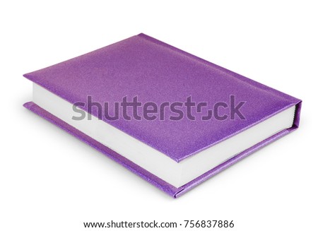 purple organizer spiral notebook paper book isolated over white background