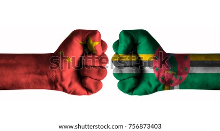 China vs Dominica