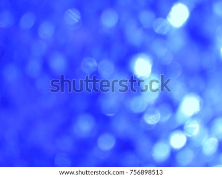Decorative Abstract lights with Blue background. Good for Christmas and New Year celebrations. 