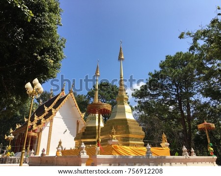 Wat Phra That Doi Tung chiangrai Thailand
