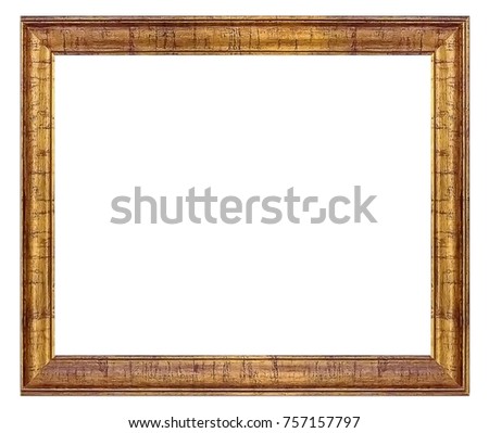  Golden frame for paintings, mirrors or photos