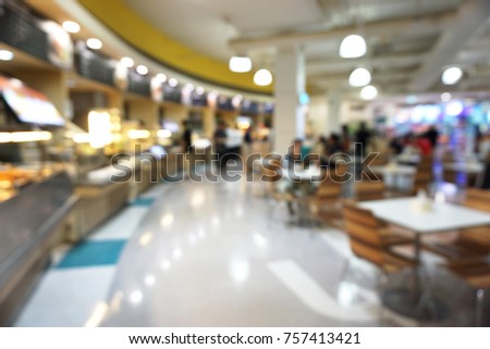 food center /blur blackground
