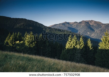 Incredible view of the remote hills. Location Carpathian, Ukraine, Europe. Picture of wild area. Scenic image of hiking concept. Moody weather. Explore the beauty of earth. Explore the environment.