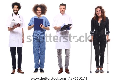 Group of health care people