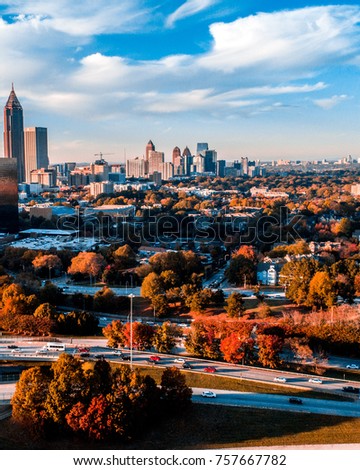 Aerial View of Atlanta, Georgia