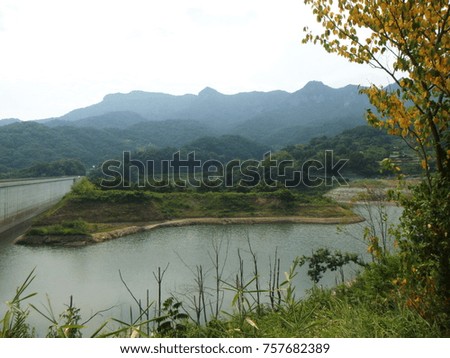 reservoir from Uchinomi dam