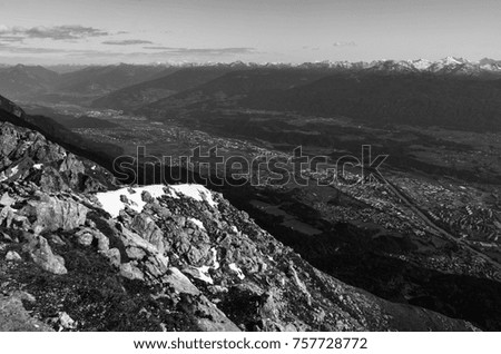 Alpine mountain landscape