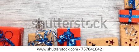 panorama gifts with white background