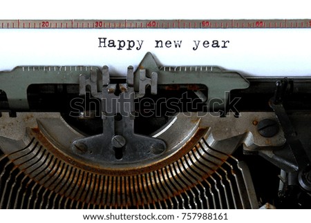 Happy new year text