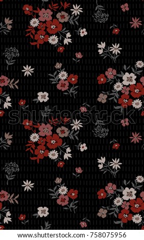 Seamless Floral Pattern. Perfect for Autumn/Winter Collections