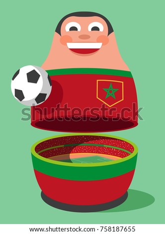 Morocco soccer mascot