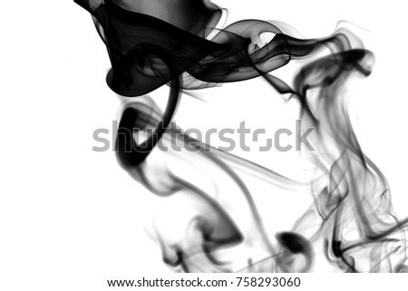 Smoke background / Smoke is a collection of airborne solid and liquid particulates and gases emitted when a material undergoes combustion