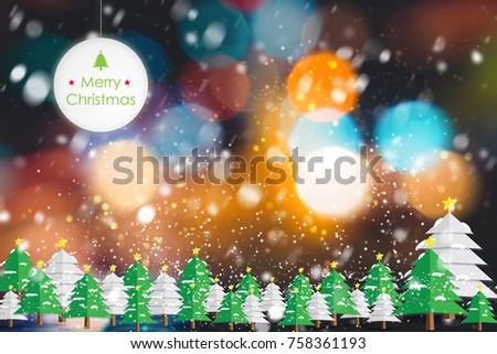 Abstract Christmas background. For holiday and new year concept.