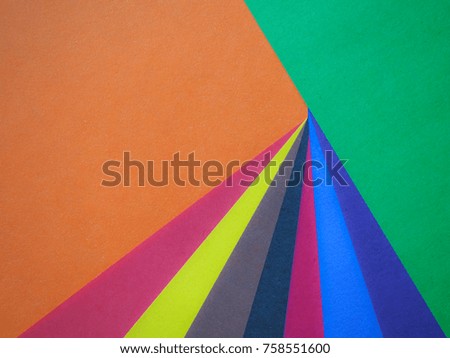 Abstract color paper and colorful paper background.