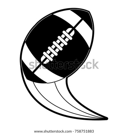 Ball american football icon vector illustration graphic design